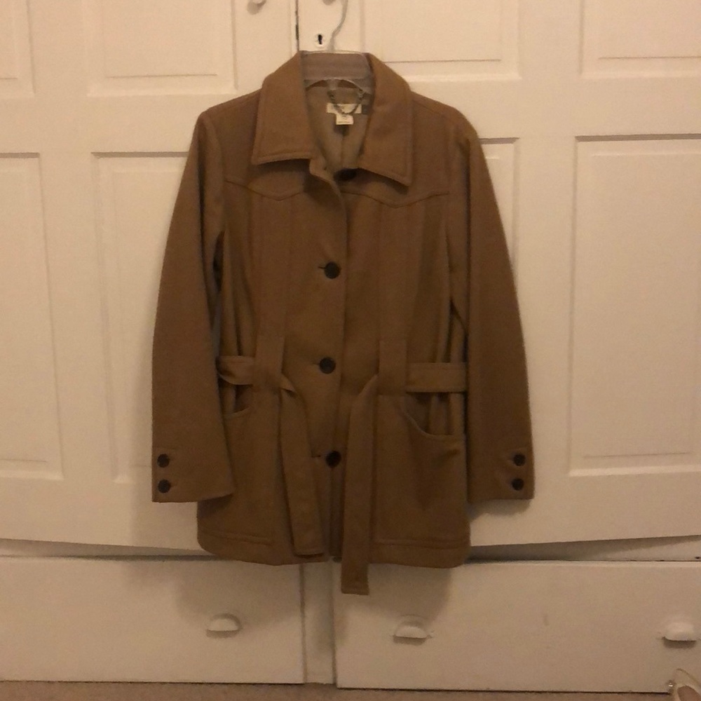 J Crew Tan Coat